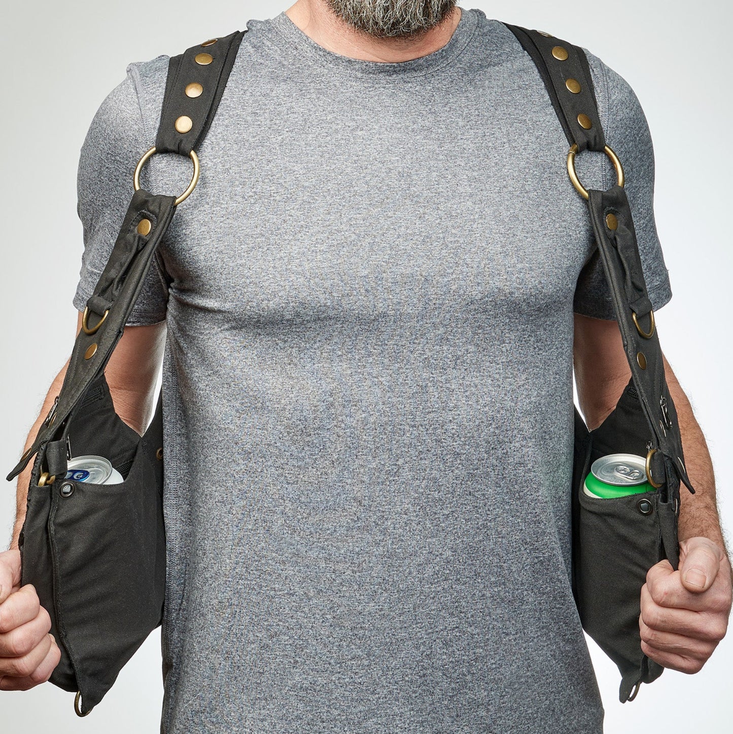 Rigged Thing - Slim Utility Holster Vest | Techwear Chest Rig for Travel & Festivals