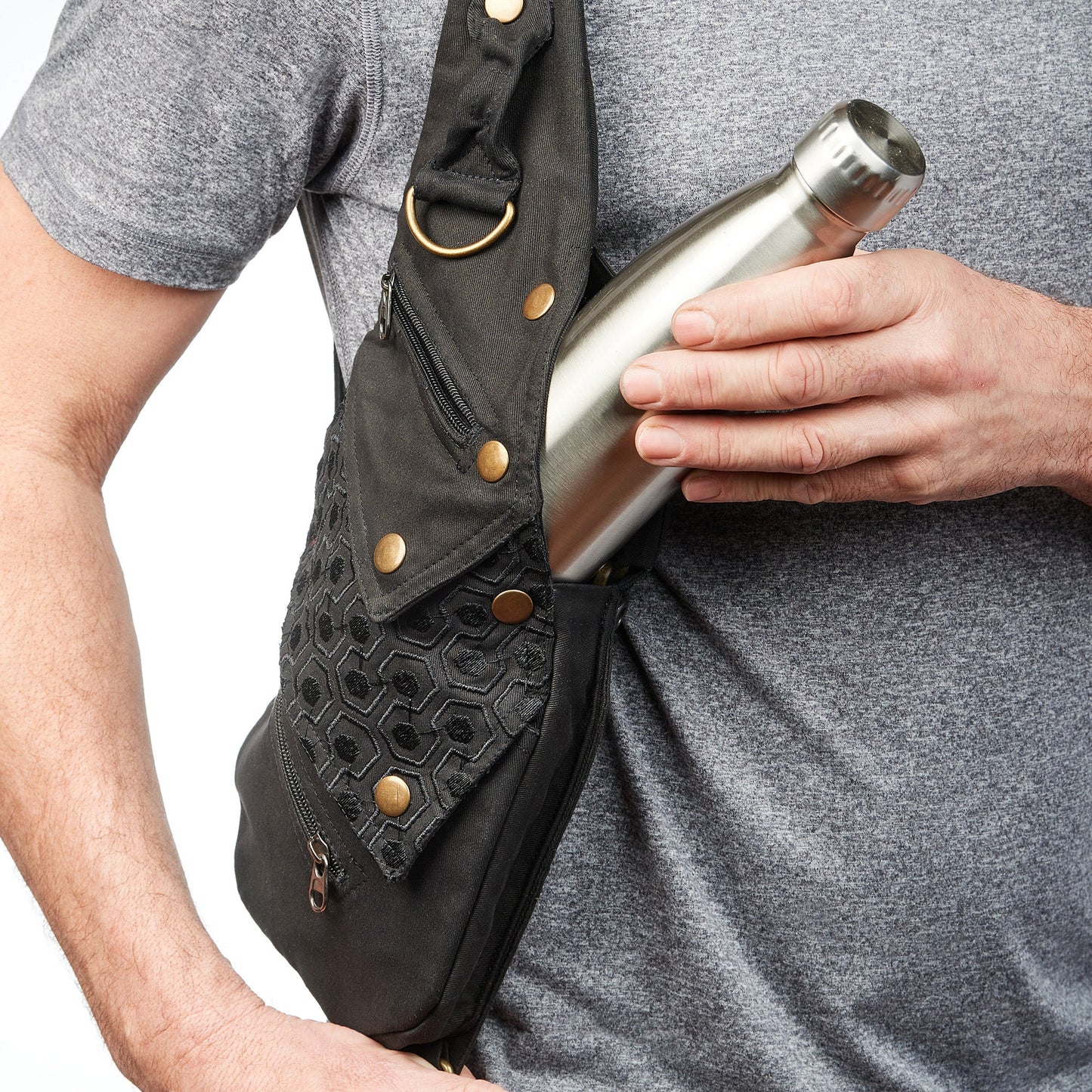 Rigged Thing - Slim Utility Holster Vest | Techwear Chest Rig for Travel & Festivals